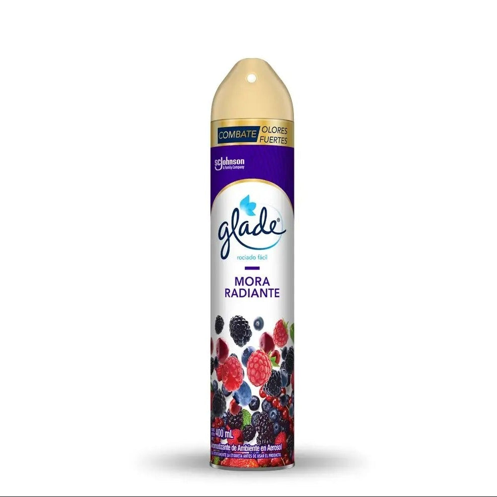 Ambientador Aerosol Glade Mora Radiante 400 ml