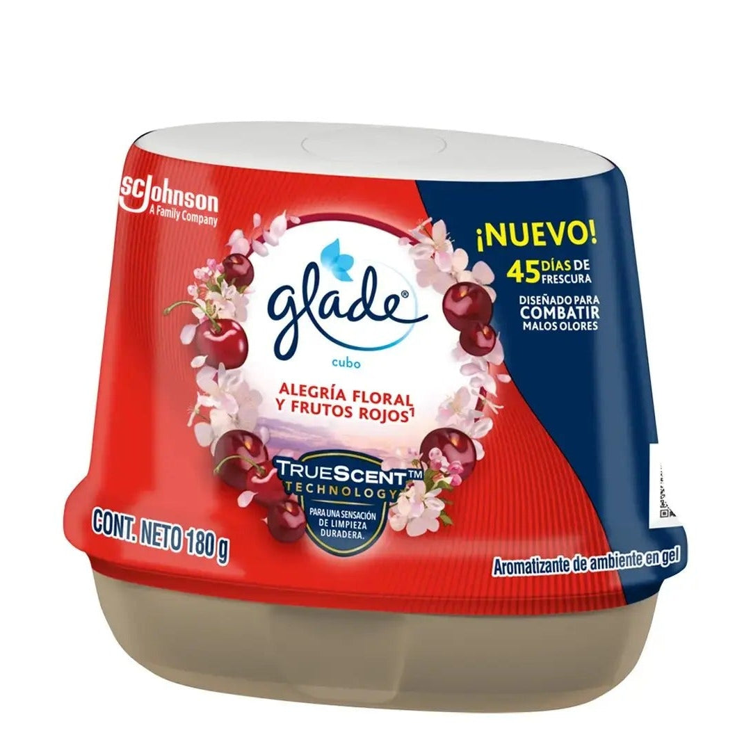 Ambientador En Gel Glade Alegría Floral y Frutos Rojos