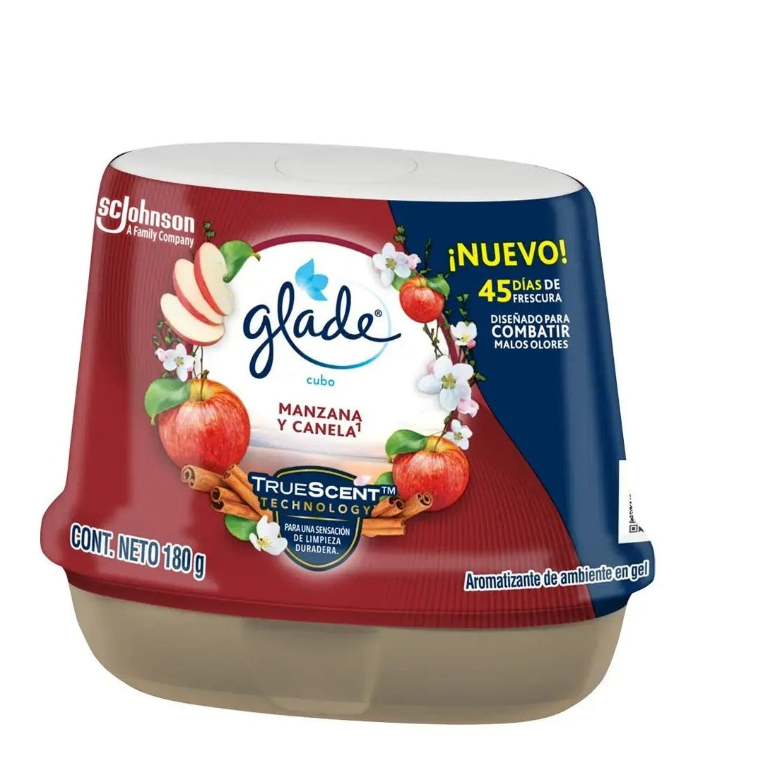 Ambientador En Gel Glade  Completo Manzana Canela