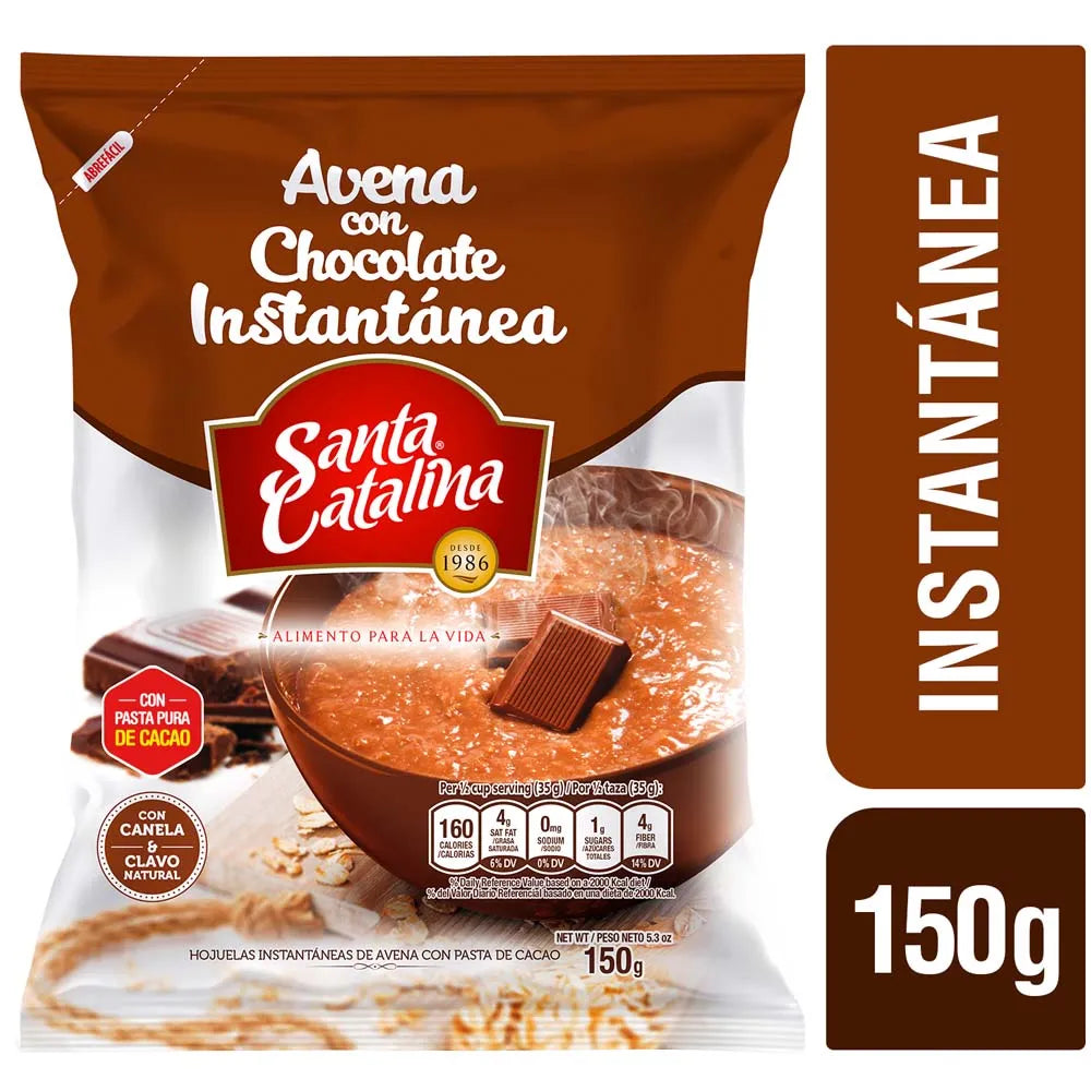 Avena Con Chocolate Santa Catalina Bolsa 150g