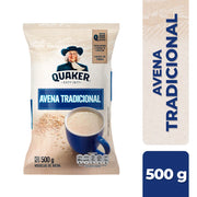 Avena Quaker Tradicional Bolsa 500g