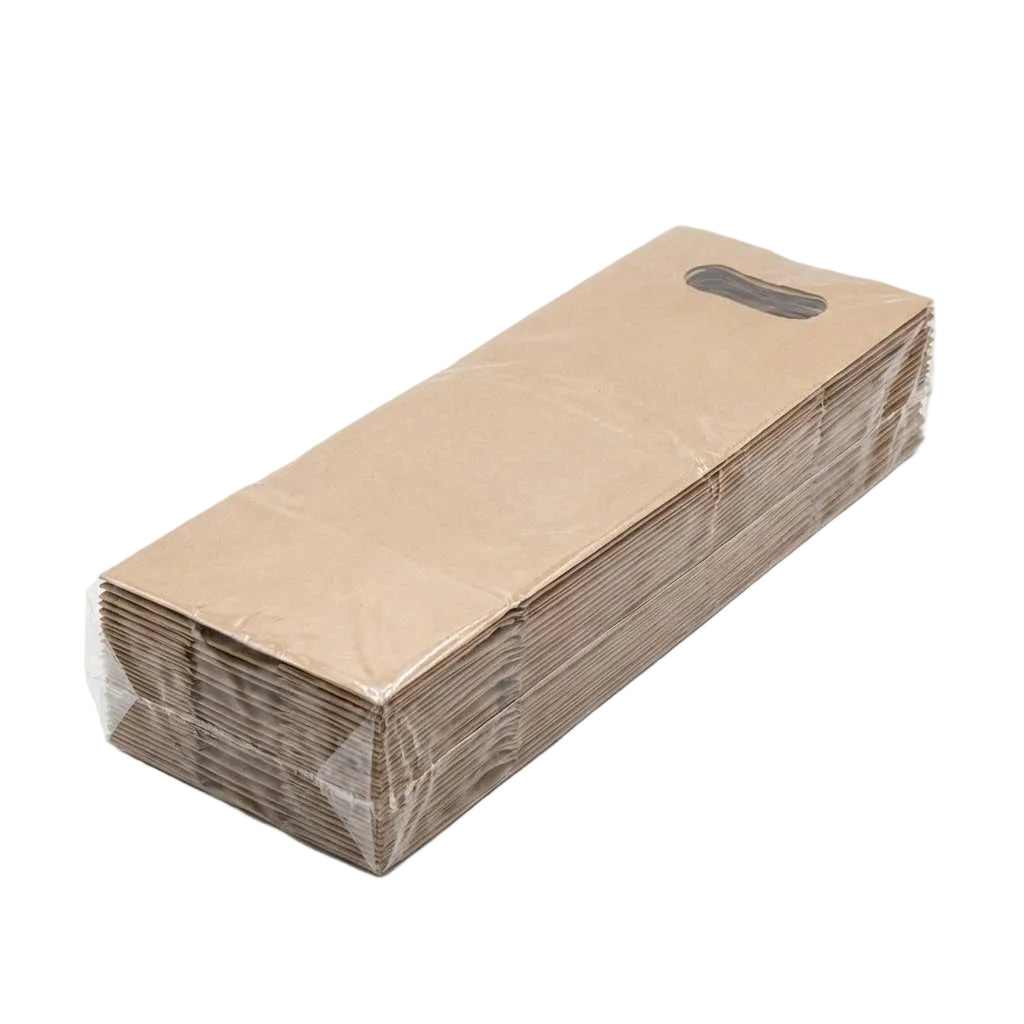 Bolsa De Papel Kraft para vino BK-23 Con Asa