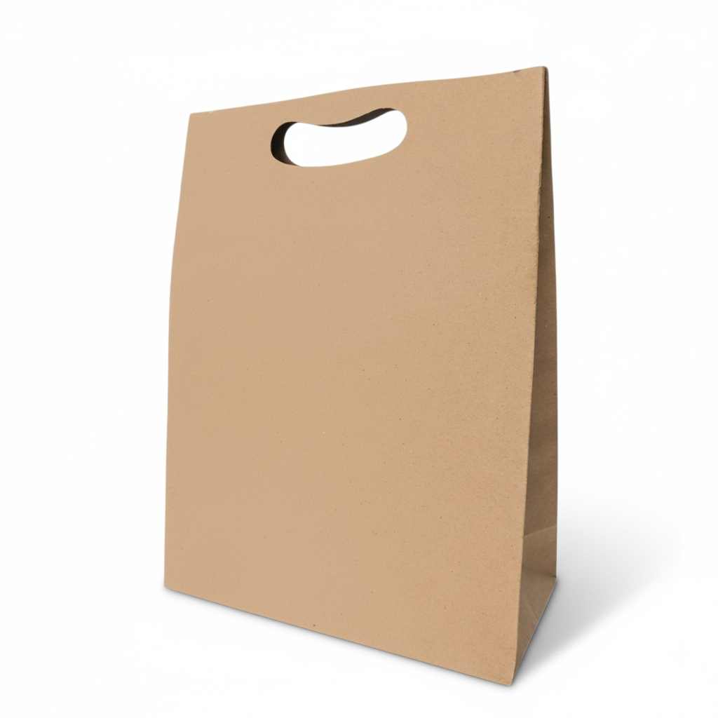 Bolsa De Papel Kraft Bk- #16 Con Asa