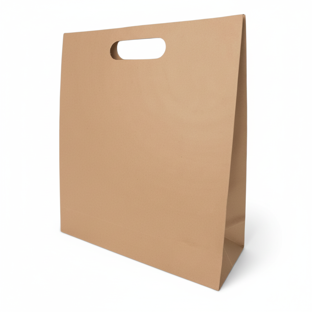 Bolsa De Papel Kraft Bk- #19 Con Asa