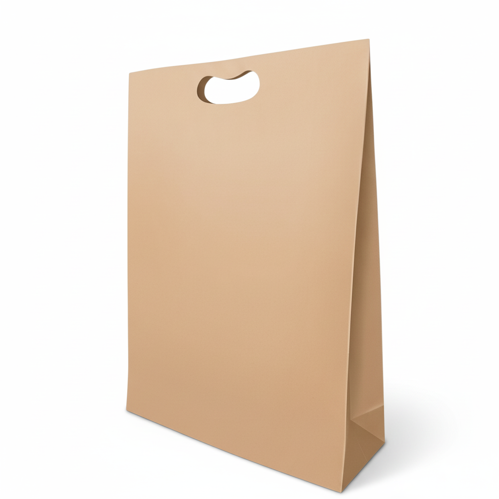 Bolsa De Papel Kraft Bk- #210 Con Asa