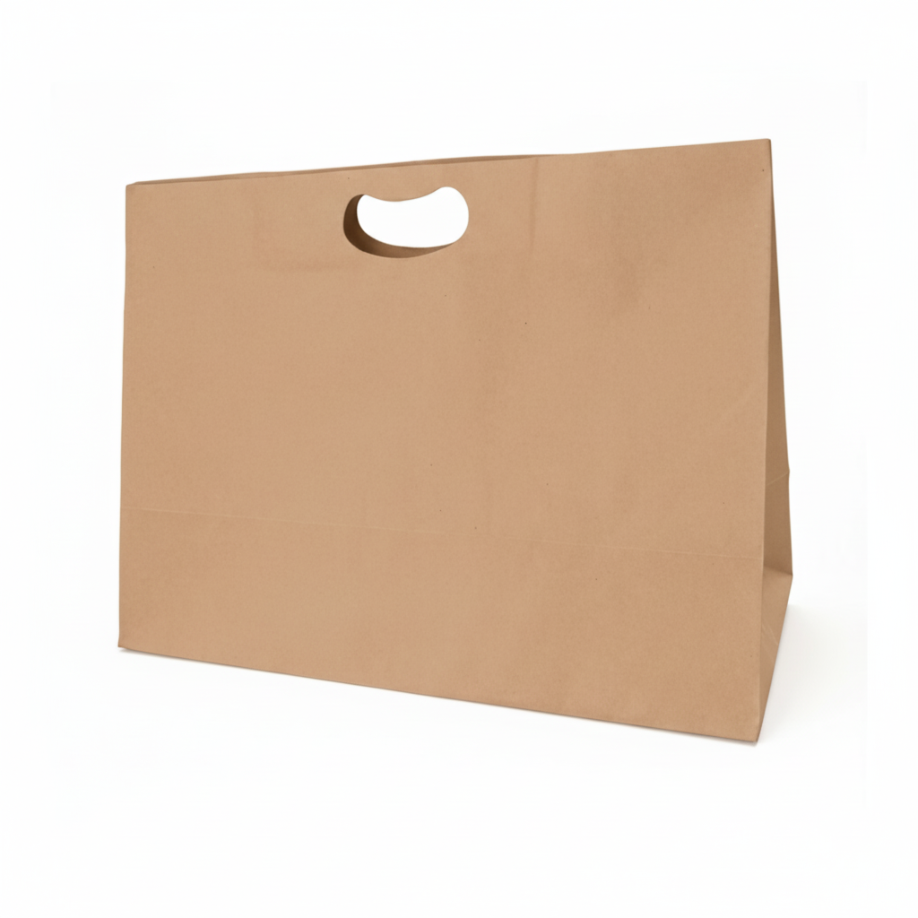 Bolsa De Papel Kraft Bk- #37 Con Asa