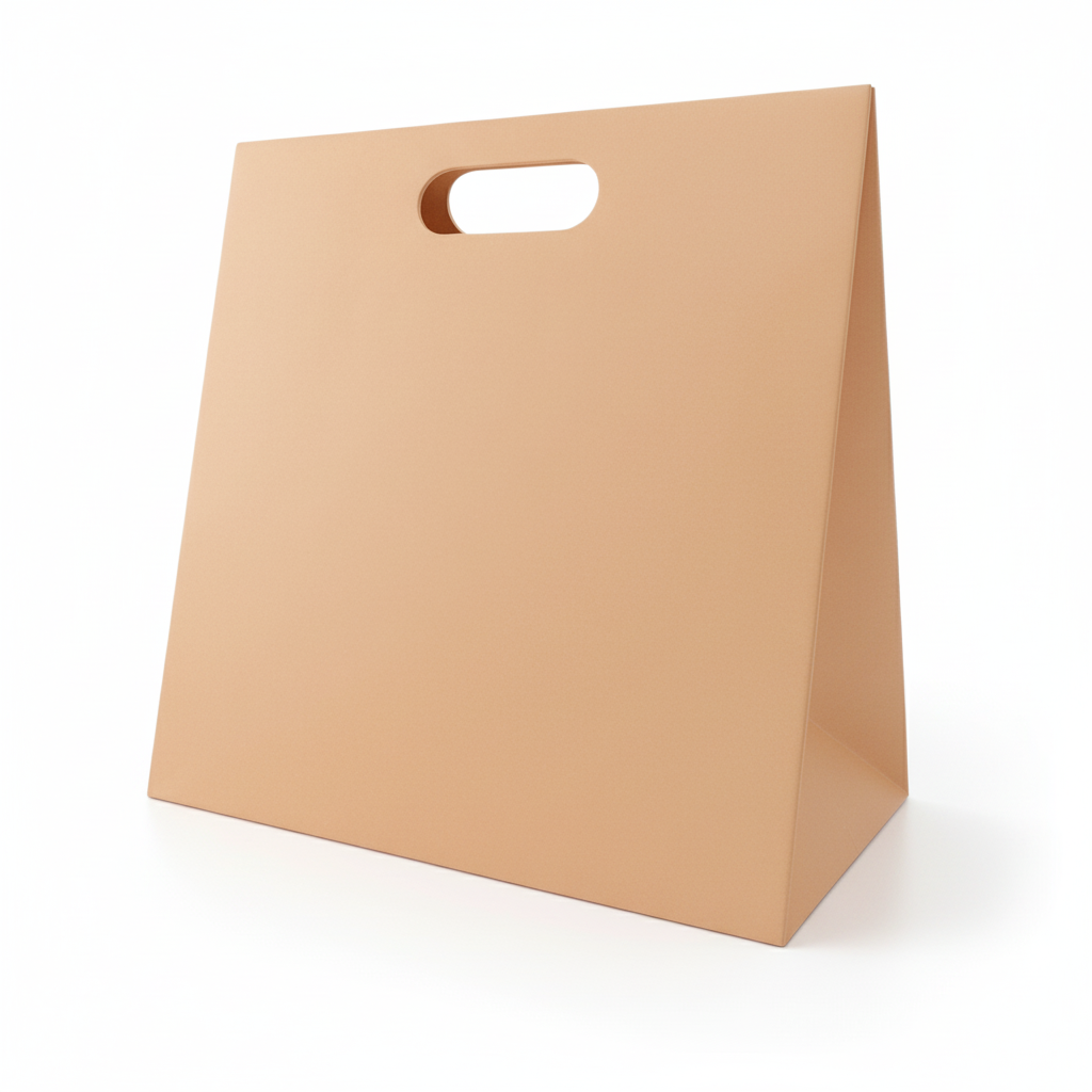 Bolsa De Papel Kraft Bk- #40 Con Asa