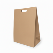 Bolsa De Papel Kraft Bk- #47 Con Asa