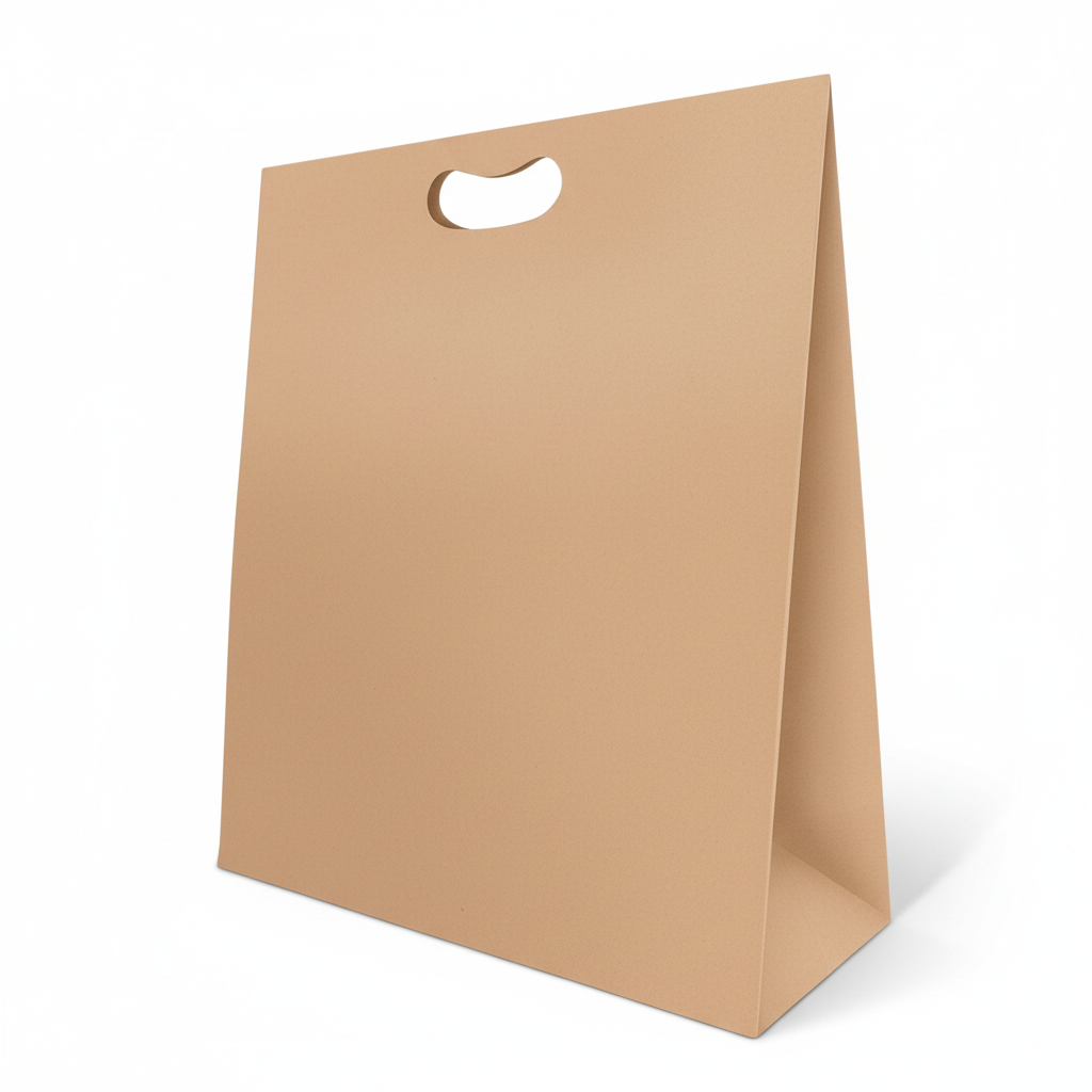 Bolsa De Papel Kraft Bk- #211 Con Asa