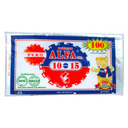 Bolsa Cristal polietileno Alfa 10 X 15 Paquete 100Und