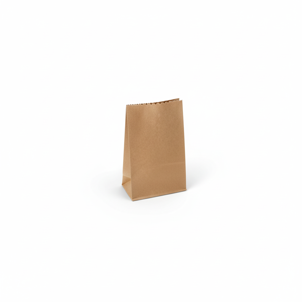 Bolsa De Papel Kraft 1/4 Paquete 100 Und