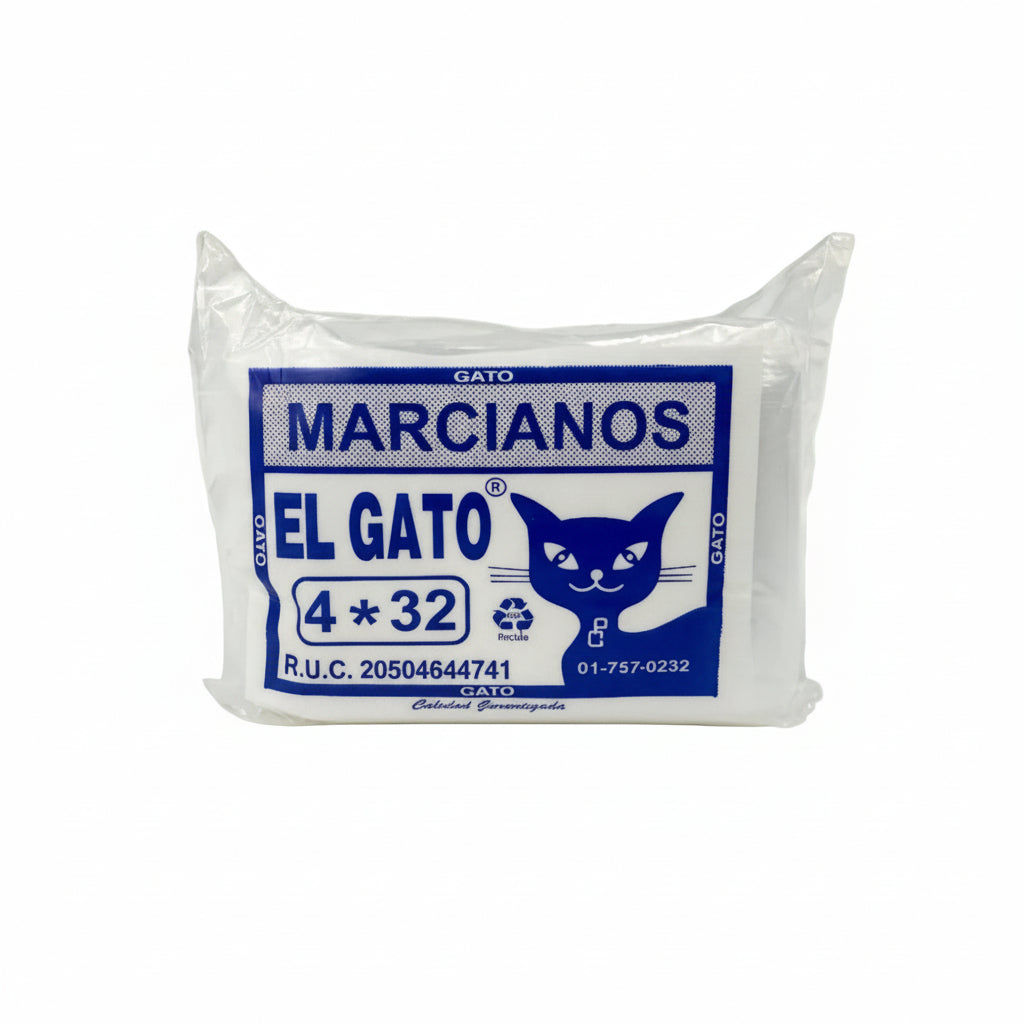 Bolsa Plástica El Gato 4 X 32 Paquete 100Und