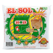 Bolsa Plástica Transparente El Sol 10 X 15 pulgadas Paquete 90 Und