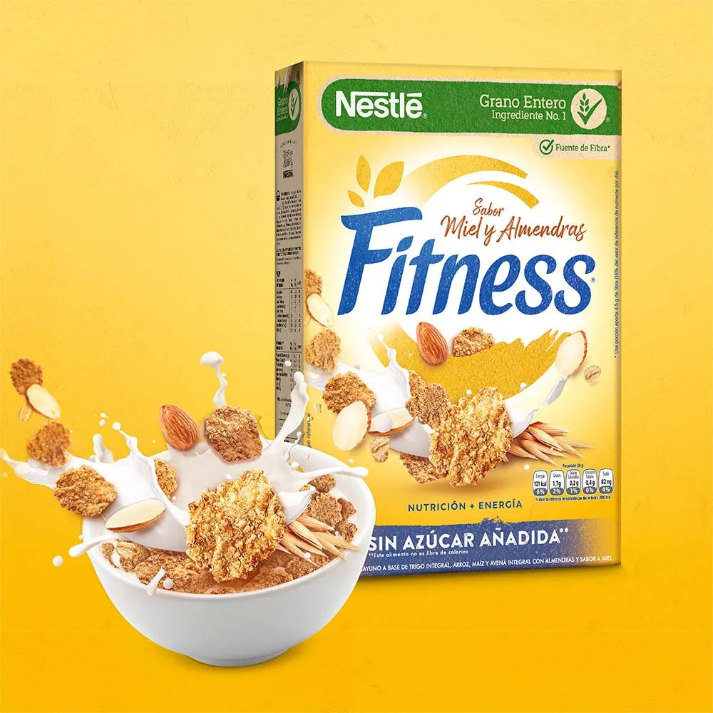 Cereal de Trigo Integral Fitness Miel y Almendras 330g