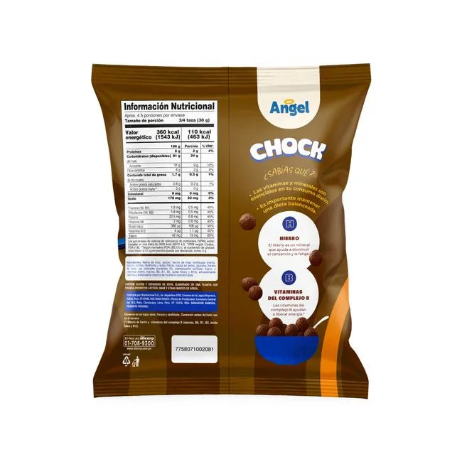 Cereal Ángel Chock Bolsa 130g