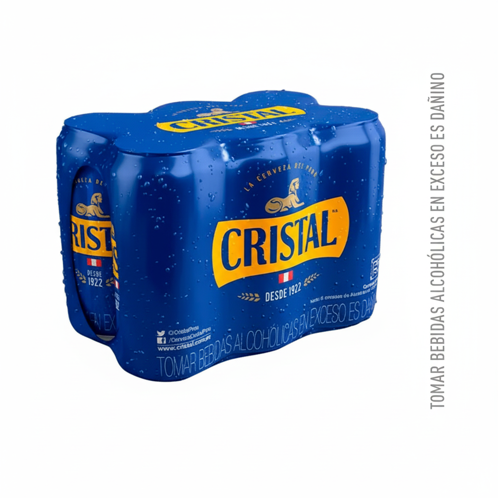 Cerveza Cristal Lata 473ml