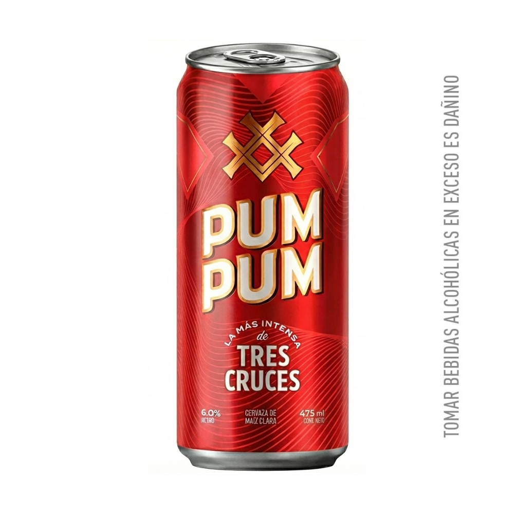Cerveza Tres Cruces Pum Pum Lata 475ml