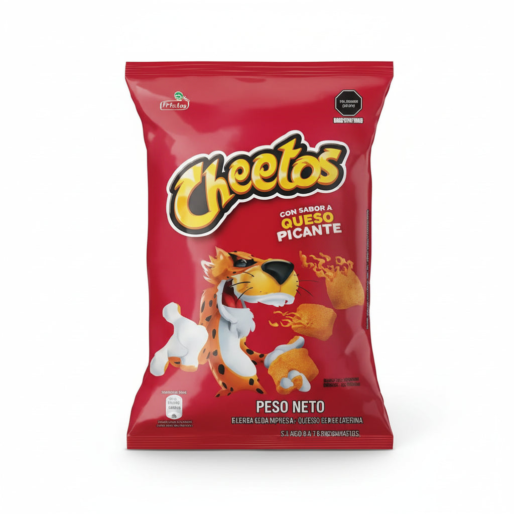 Cheetos Sabor Queso Picante 34g