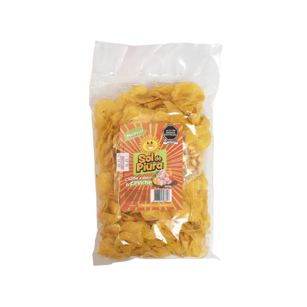 Chifles Sol De Piura Sabor Ceviche Bolsa 200g