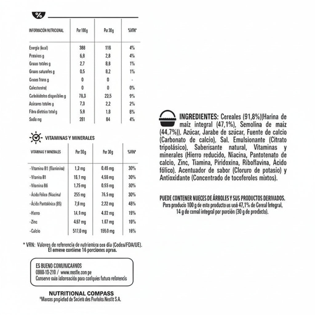 Corn Flakes Nestlé Sin Gluten Caja 405g