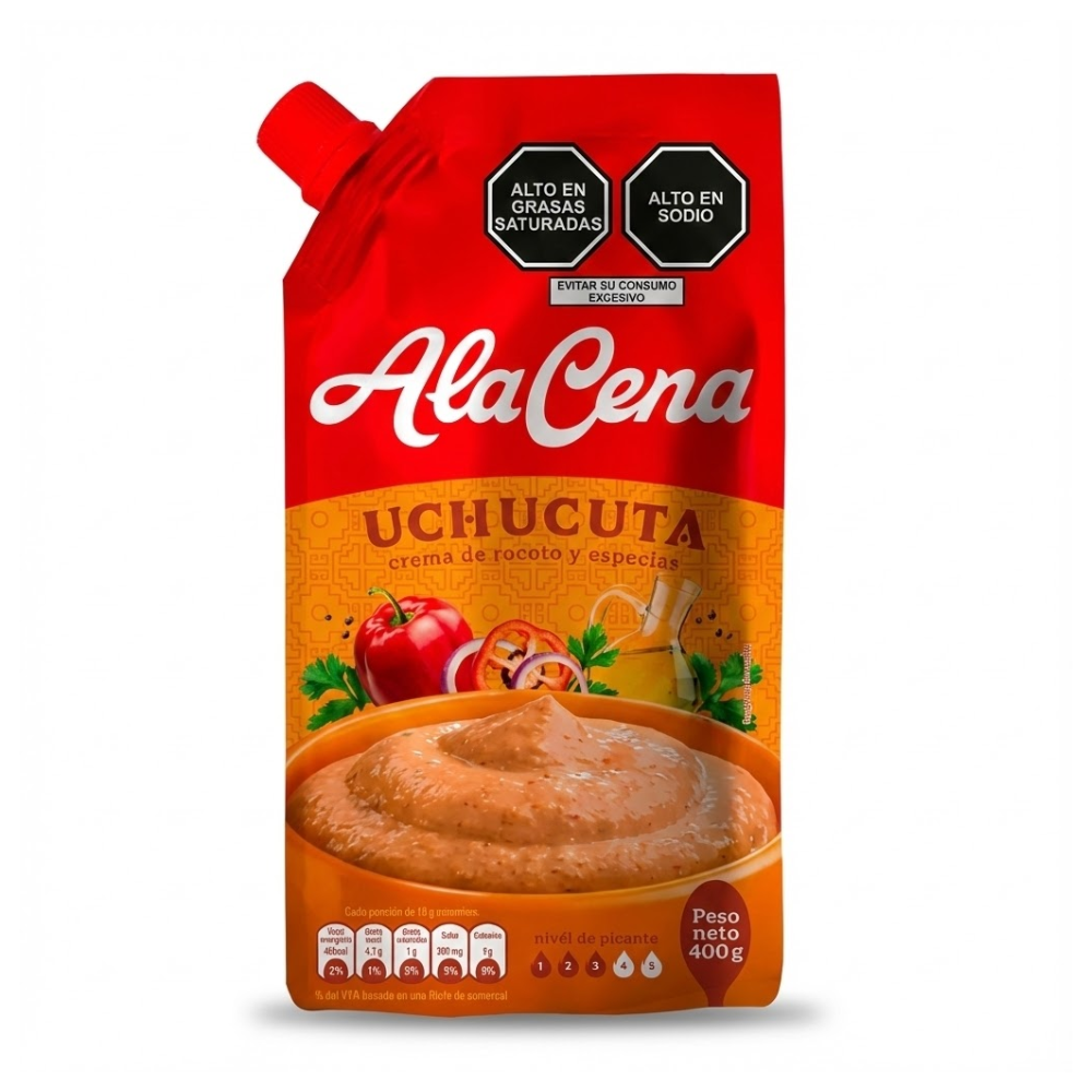 Crema de Rocoto Uchucuta Alacena Doypack 400Gg