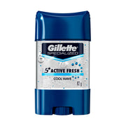 Gel Invisible Antitranspirante Gillette Barra Active Fresh 82g