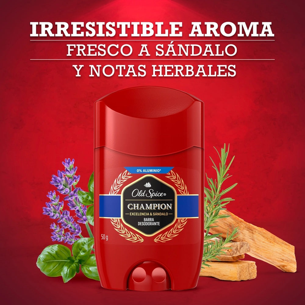 Desodorante Old Spice Barra Champion 50g