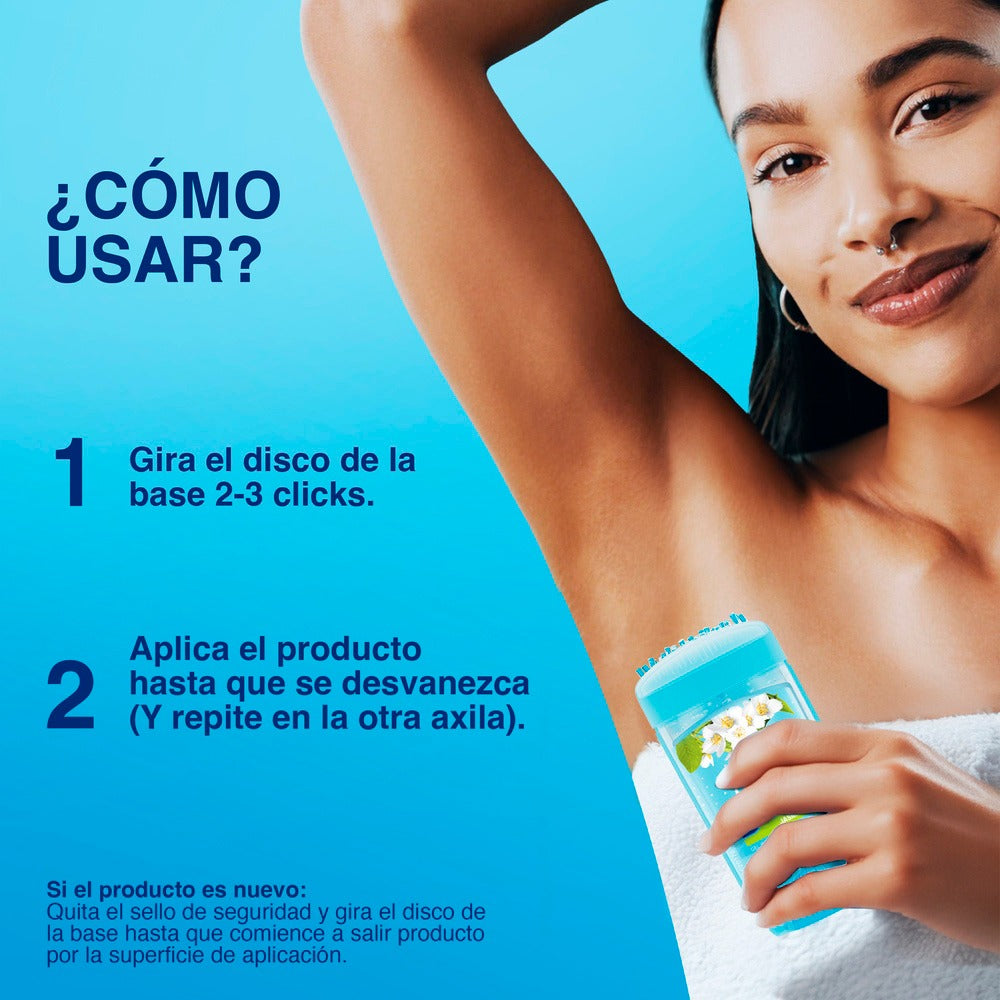 Gel Invisible Desodorante para Mujer Secret Fresh Defense Jasmine 45g