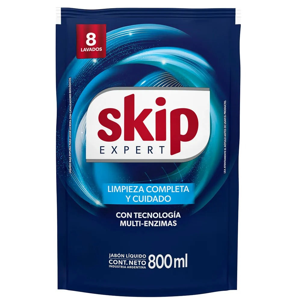 Detergente Líquido  Skip Doypack  800 ml