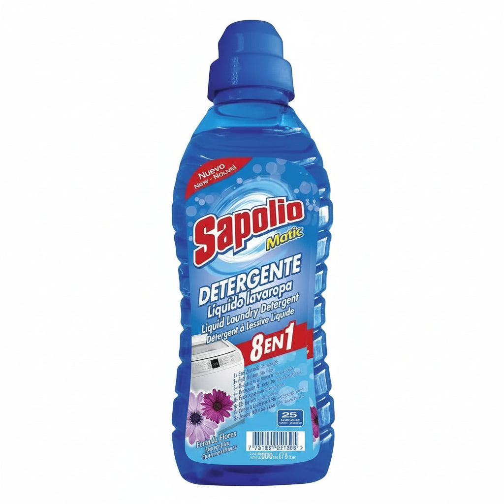 Detergente Liquido Sapolio Flores 2L