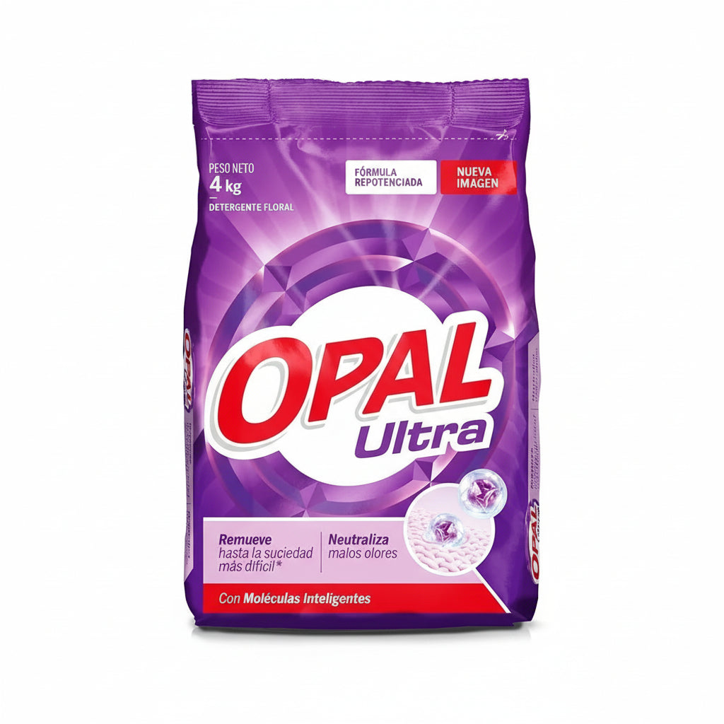 Detergente en Polvo Opal Floral 4kg