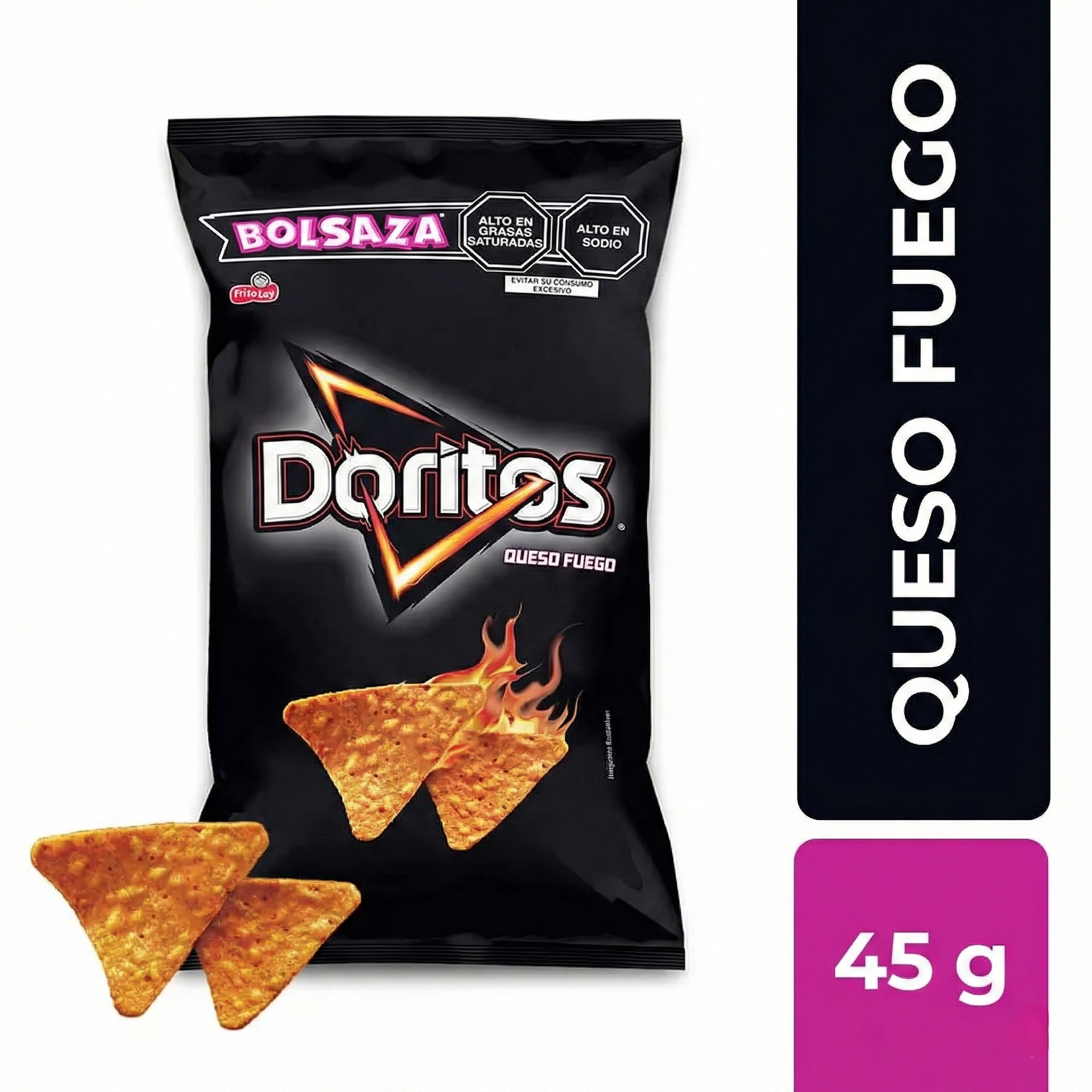 Doritos Queso Fuego Bolsa 45g