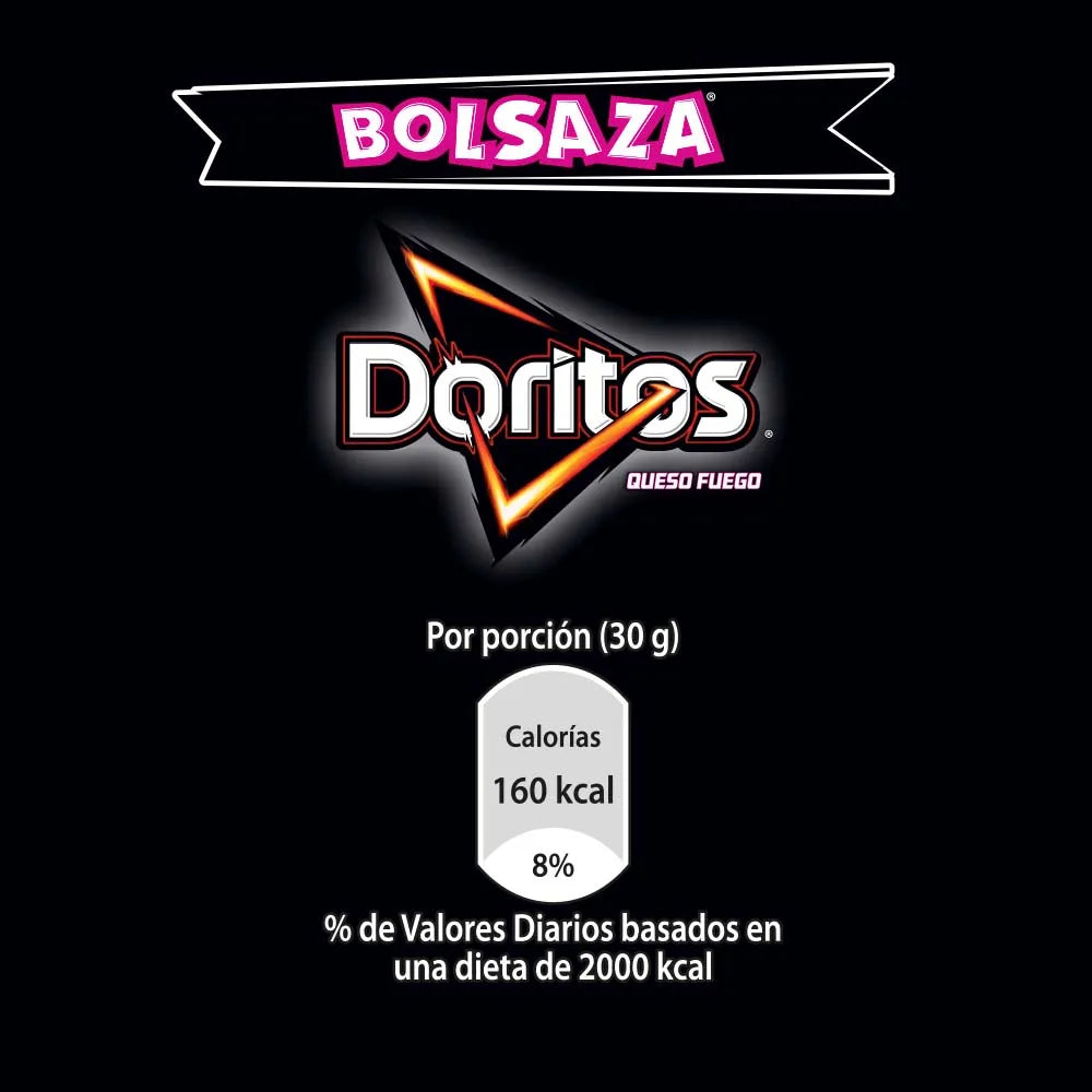 Doritos Queso Fuego Bolsa 45g