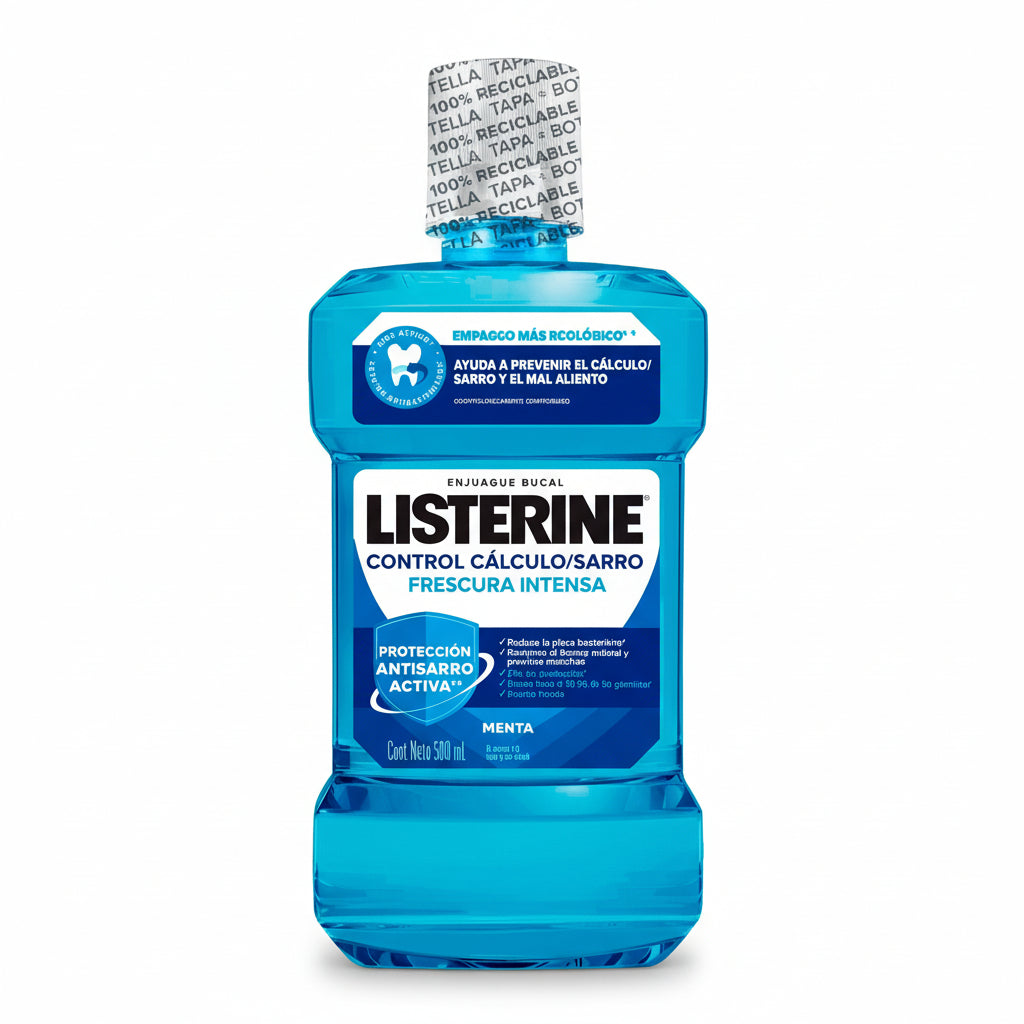 Enjuague Bucal Listerine Control Calculo Sarro 500ml