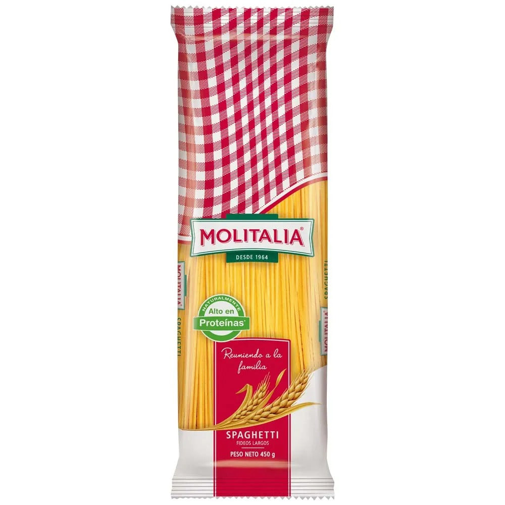 Fideos Molitalia Spaghtti 500 Gr