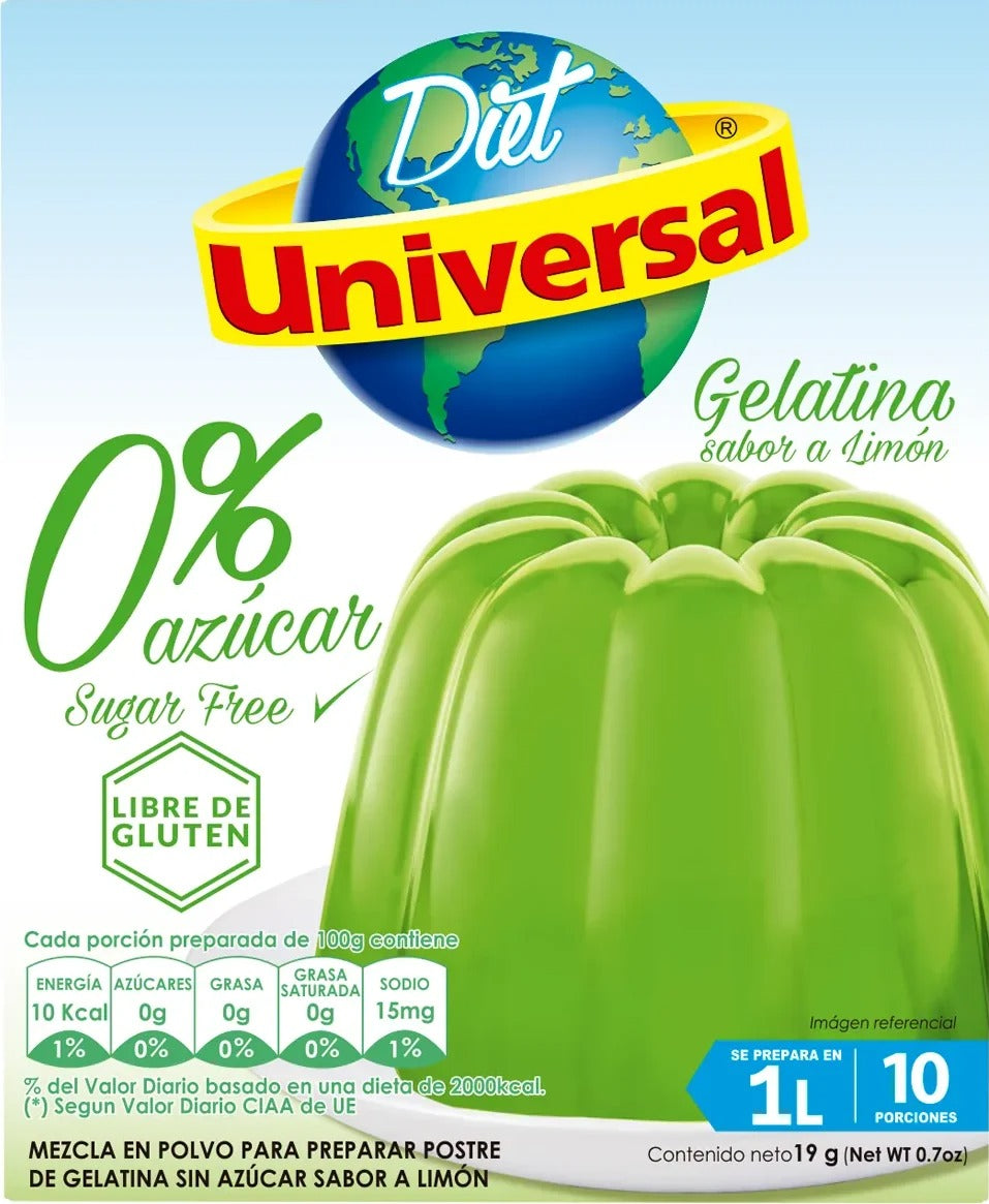 Gelatina Diet Limon Universal