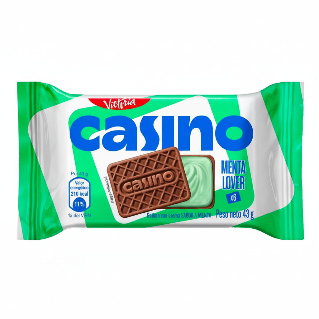 Galleta Casino Sabor Menta Sixpack