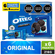 Galletas Oreo Sabor Original Paquete 6 Und