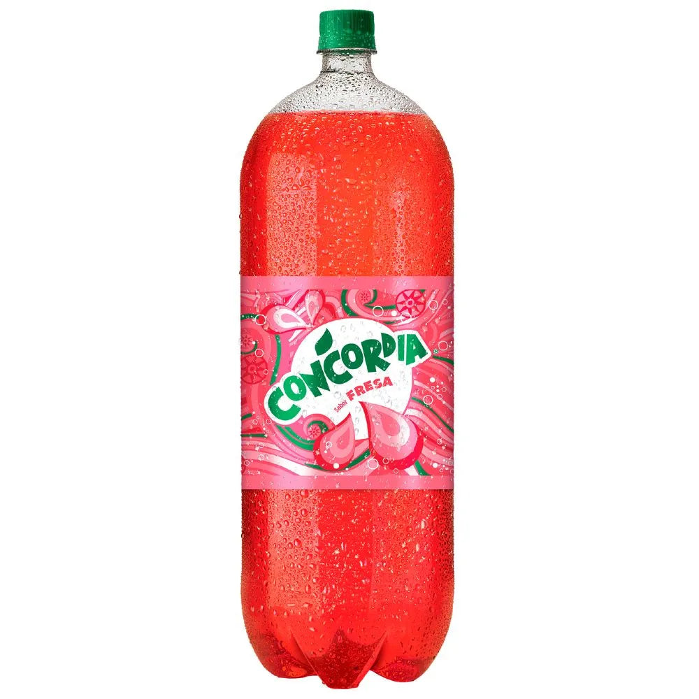 Gaseosa Concordia Botella Fresa 3L