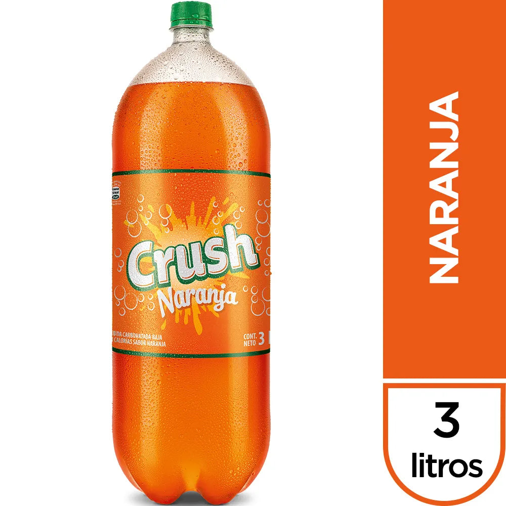 Gaseosa Crush Naranja Botella 3L