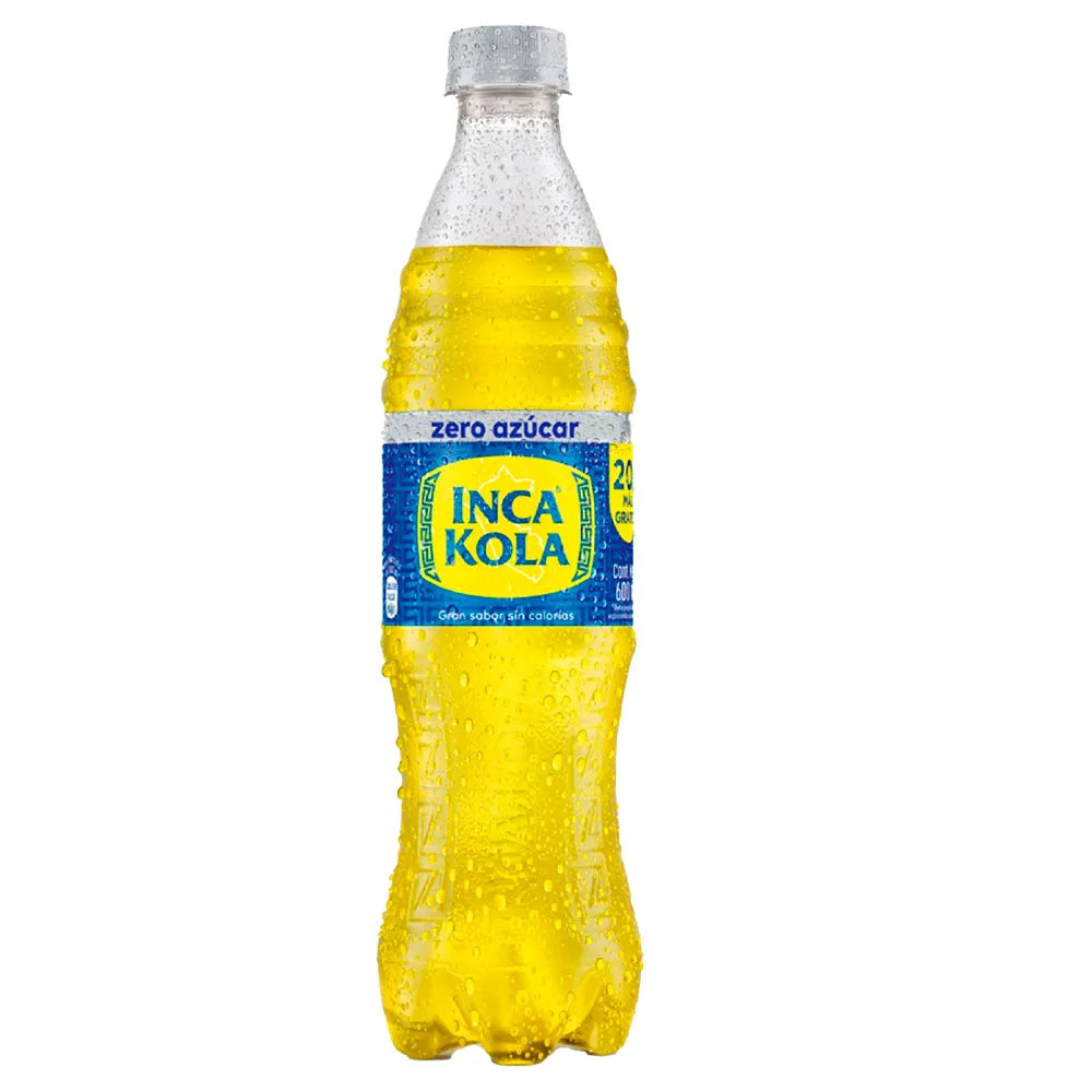 Gaseosa Inca Kola Zero Azúcar Botella 600ml