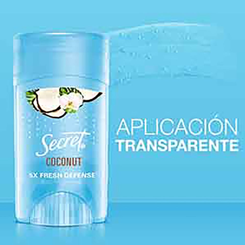Gel Invisible  Desodorante Secret Coconut Gel 45Gg
