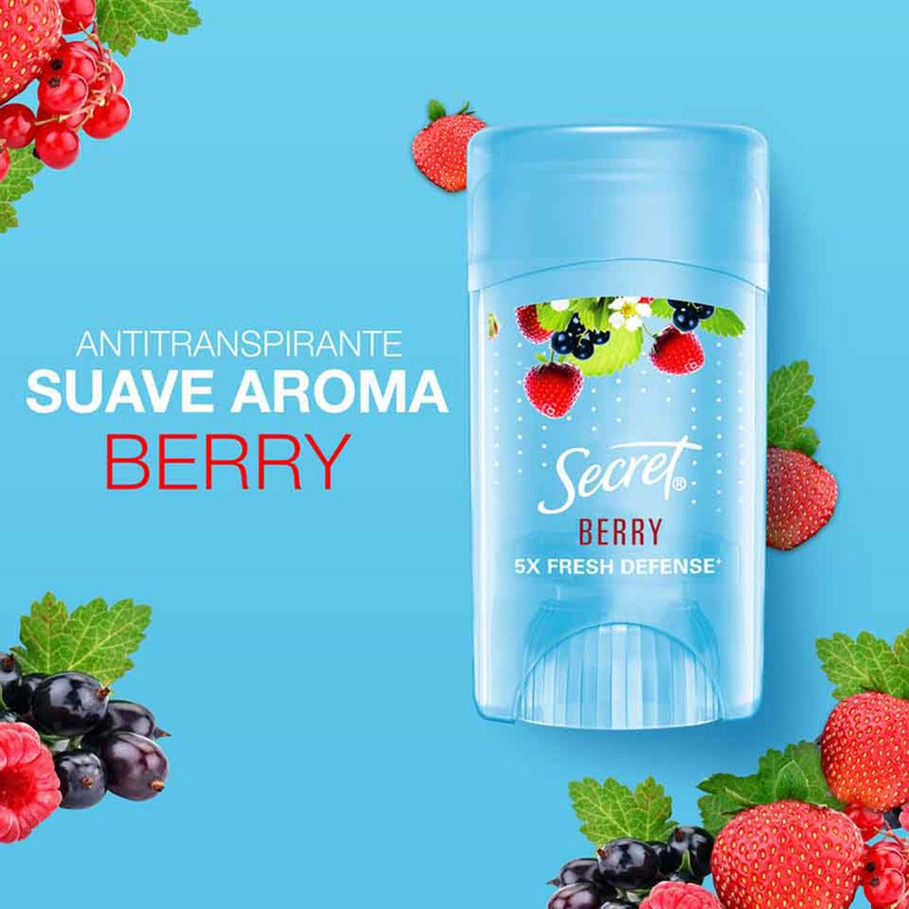 Gel Invisible Desorante Secret Berry 45G