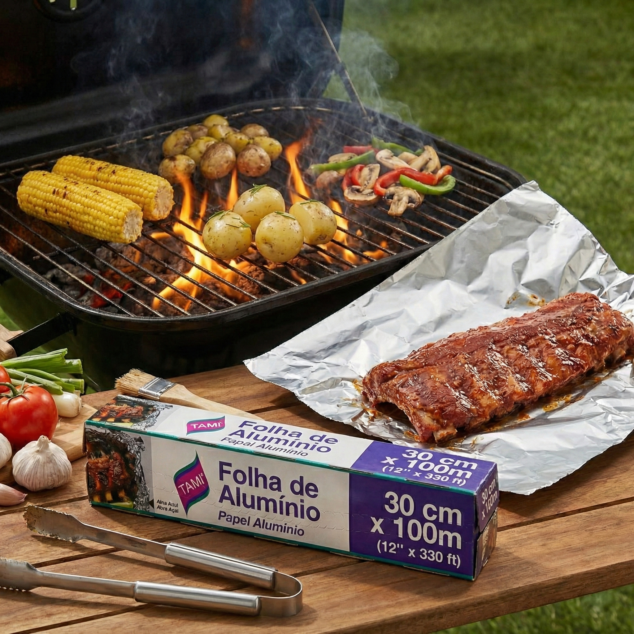 Papel De Aluminio Tami 100mt x 30cm