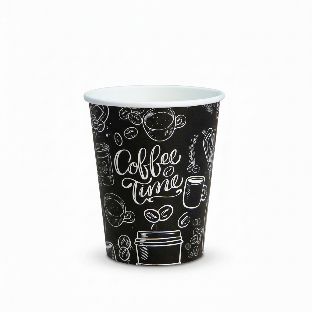 Vaso Papel Diseño 8 Oz Paquete 25Und