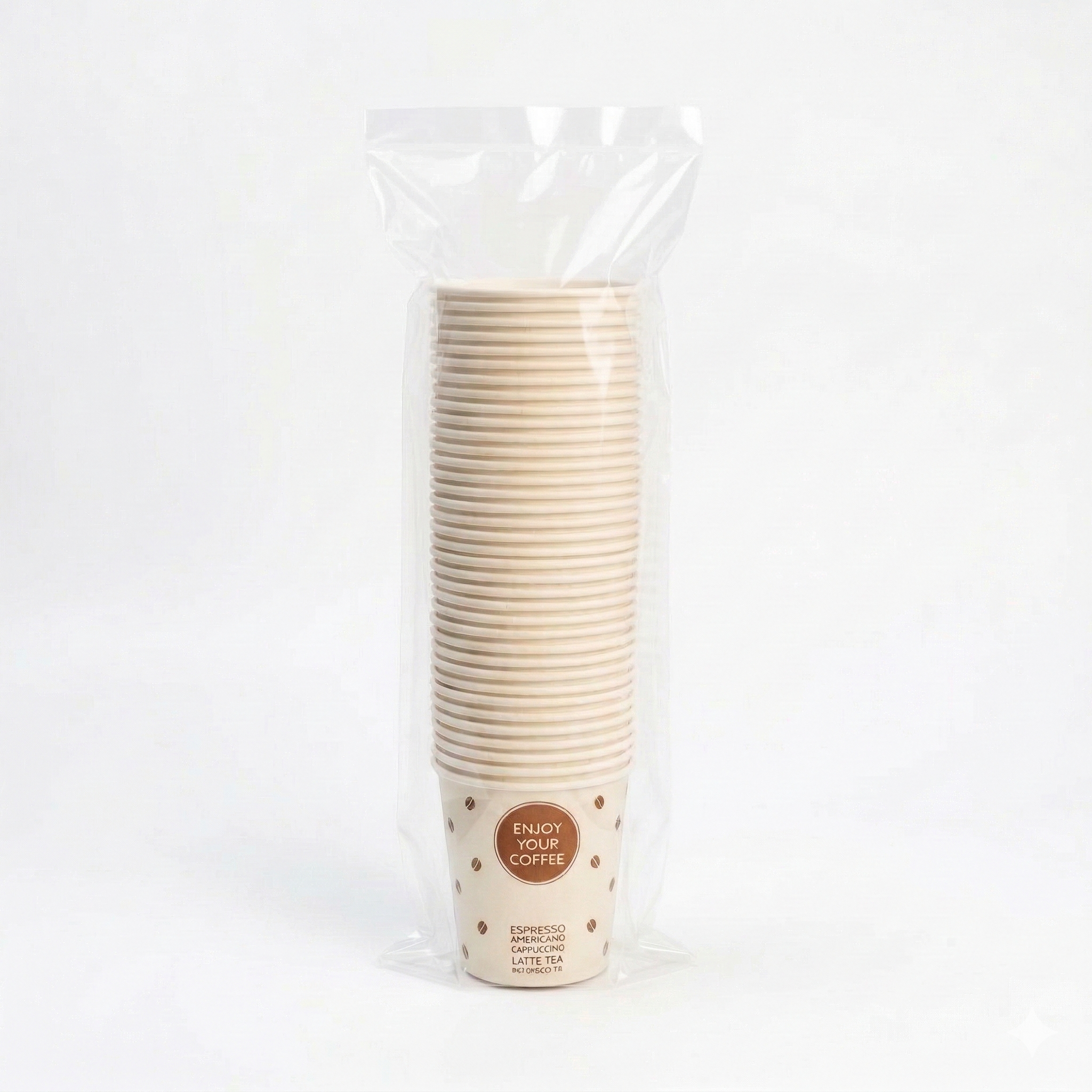 Vaso Polipapel Con diseño Enjoy Your Coffee Paquete 50 und