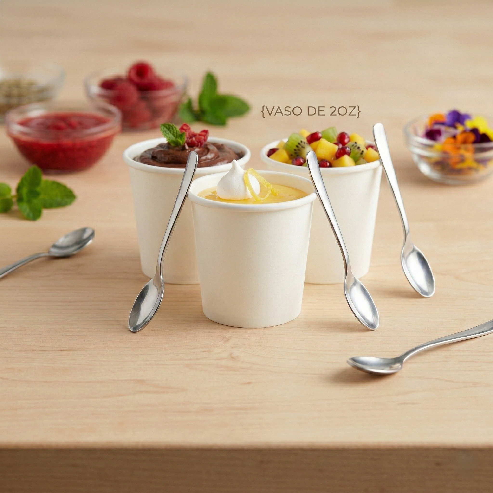 Vaso Polipapel Advan 2oz  Paquete 100 Und
