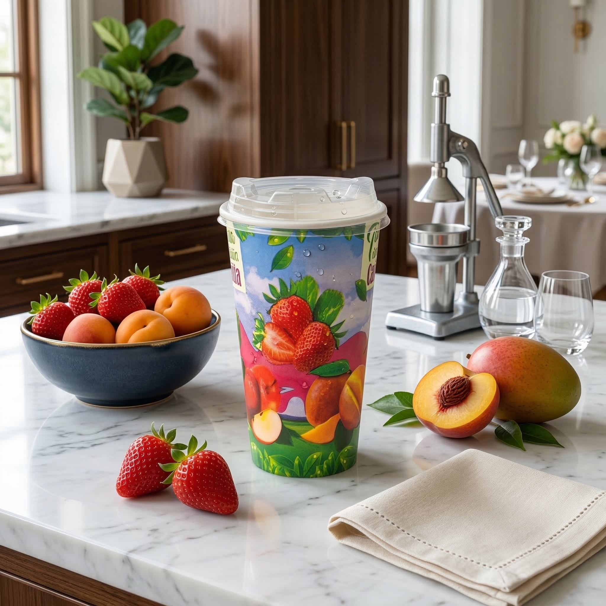 Vaso Fruta Tomatodo Sin Cañita Eur 21oz Paquete 25 Und