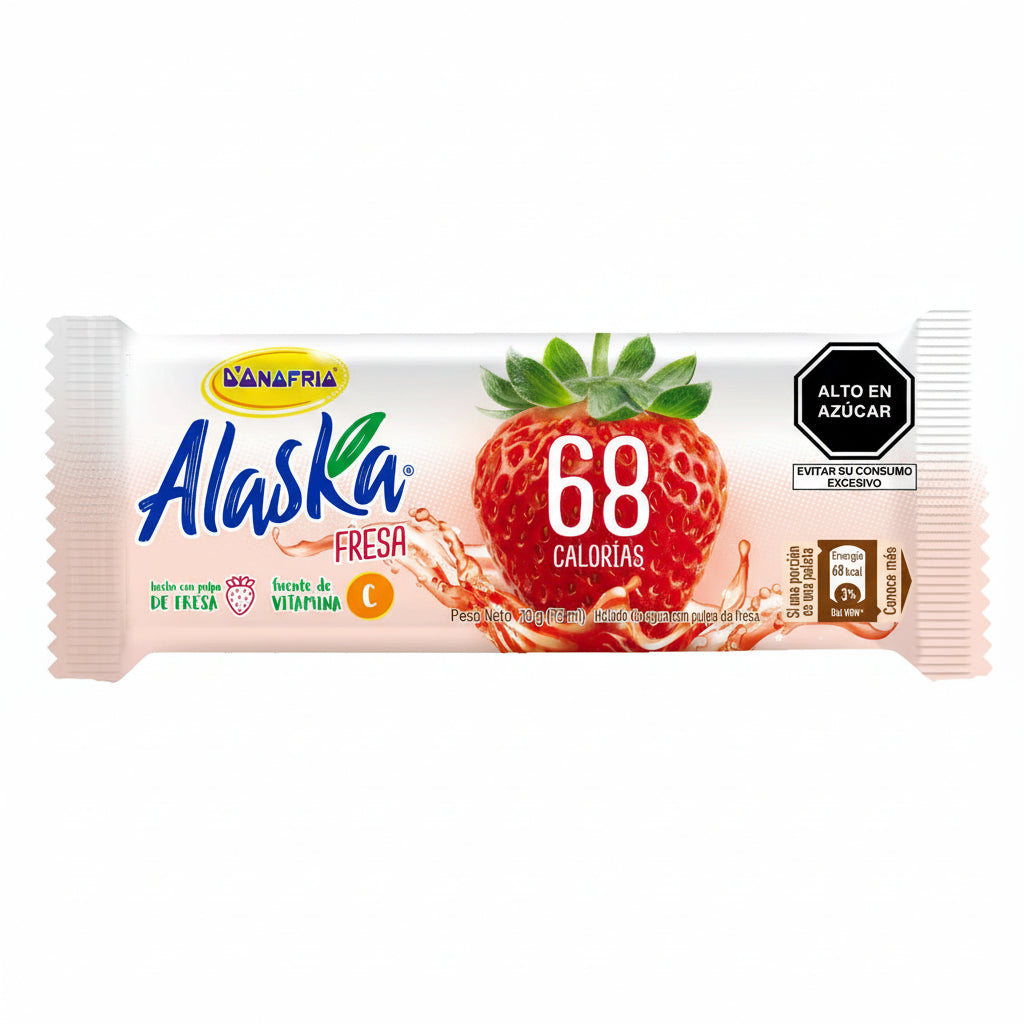 Helado Donofrio Alaska Fresa 69.5g