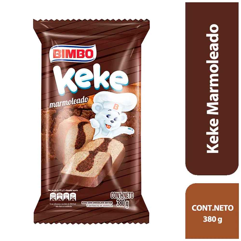 Keke Marmoleado Bimbo Bolsa 380g